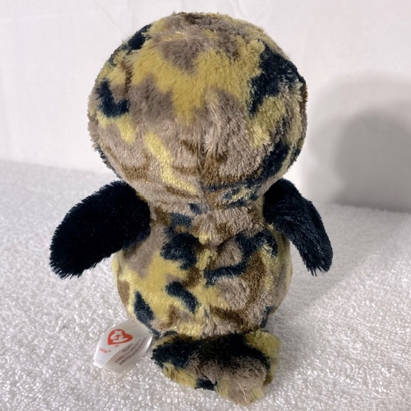 Ty Beanie Boo Owliver The Camouflaged Owl Plush Toy Stuffed Animal - Picture 4 of 11